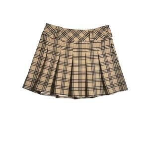 joe b by joe benbasset skirt Size‎ XL Pleated Skater Academia Plaid Check Retro